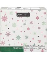 ArtStyle Red and Green Napkins 150 Units