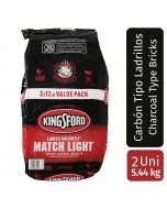 Kingsford Match Light Charcoal Briquettes 2 Units / 5.44 kg / 12 lb