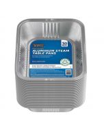 Selection Medium Recycled Aluminum Trays 30 Units / 29.8 cm x 23.8 cm x 6.5 cm / 1.75“ x 9.38” x 2.5"