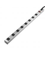 ProHT 8-Outlet Aluminum Power Strip Power Cord 91.44 cm / 3'