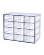 Sysmas Multifunctional Organizer with 12 Transparent Drawers