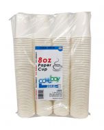 Covebay Disposable Paper Cups for Hot Beverages 200 Units / 236.5 mL / 8 oz