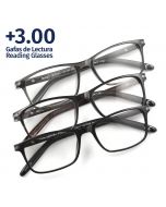 Foster Grant +3.0 Cole Dax Reading Glasses 3 Units