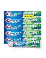 Crest Complete Whitening Toothpaste Plus Scope Outlast 5 Units / 178 g / 6.3 oz