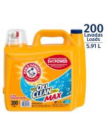 Arm and Hammer Ultra Concentrated Liquid Laundry Detergent with Oxi Clean 5.91 L / 200 oz / 200 Loads