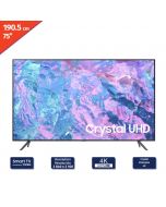Samsung 190.5 cm / 75" Inches Smart Tizen 4K LED UHD TV UN75CU8000FXZA