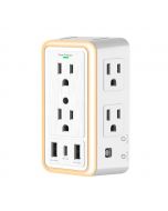 ProHT 6-Outlet Multiple Plug USB and Night Light
