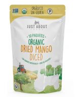 Just About Foods Mango Organic Dried Mango 15 Units / 28.35 g / 0.89 oz