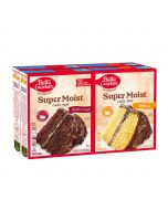 Betty Crocker Vanilla and Chocolate Super Moist Cake Mix 4 Units / 375 g / 13.25 oz
