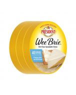 President Brie Cheese Spreadable 3 Units / 139 g / 4.9 oz