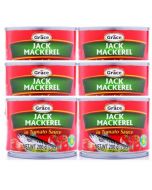 Grace Canned Jack Mackerel in Tomato Sauce 6 Units / 200 mL / 6.76 oz