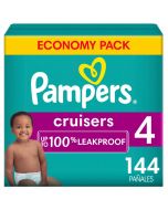 Pampers Cruisers Baby Diapers Size 4 / 144 Units