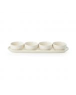BAUM 5-Piece Oval Tray and Serving Bowl Set