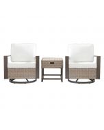 ’s Selection 3-Piece Swivel Bistro Chair Set