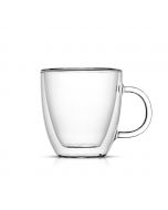 JoyJolt Double-Wall Glass Cups Set 8 Pieces