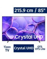 Samsung 215.9 cm / 85" Inches Smart Tizen 4K LED UHD TV UN85U8000FFXZA