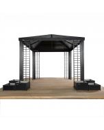Sojag Gazebo Sunshade with Planters 3 m x 3 m / 9.8' x 9.8'