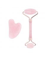 Danielle Creations Gua Sha and Facial Roller Massager Set 2 Pieces