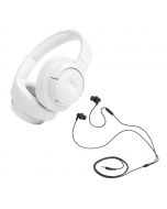 JBL Headband Headphones and Wired Earbuds with Bluetooth Set