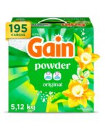 Gain Original Scent Laundry Detergent Powder 195 Washes / 5.12 kg / 180 oz