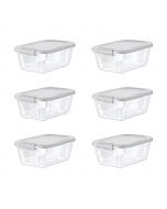 Bella Storage Solution Storage Box with Lid 6 Units