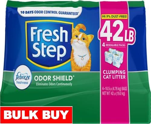 Fresh Step Cat Litter 4 Pack 10.5 lb 4.76 kg