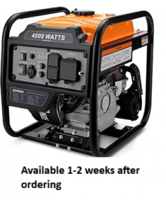[Available 1-2 weeks after ordering] 4000 Watts Inverter Generator Gas Powered, Portable Open Frame Generator, Low Noise with ECO Mode and Inverter Technology