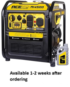 [Available 1-2 weeks after ordering] 4500 Watt Inverter Generator 223CC, Gas Powered Generator for Home Use