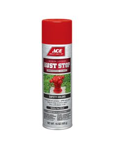 Ace Rust Stop Gloss Safety Red Spray Paint 15 oz