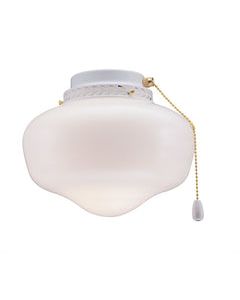SCHOOLHOUSE LIGHT KIT WHT 9IN