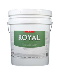 Royal Flat Tint Base Ultra White Base Paint Exterior 5 gal