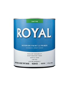 Royal Satin Tint Base Mid-Tone Base Paint Interior 1 qt
