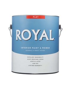 Royal Flat Tint Base Ultra White Base Paint and Primer Interior 1 gal