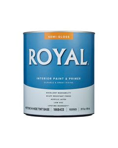 Royal Semi-Gloss Tint Base Mid-Tone Base Paint Interior 1 qt