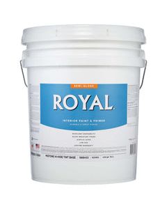 Royal Semi-Gloss Tint Base Mid-Tone Base Paint Interior 5 gal