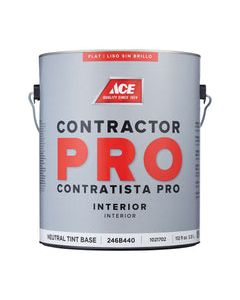 Ace Contractor Pro Flat Tint Base Neutral Base Paint Interior 1 gal