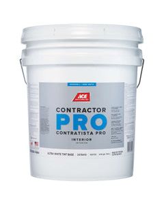 Ace Contractor Pro Eggshell Tint Base Ultra White Base Paint Interior 5 gal
