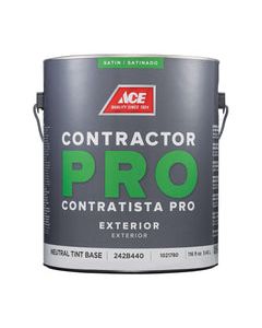 Ace Contractor Pro Satin Tint Base Neutral Base Paint Exterior 1 gal