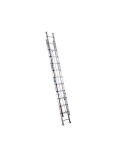 Werner 24 ft. H Aluminum Telescoping Extension Ladder Type II 225 lb. capacity