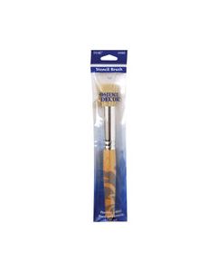 Plaid Stencil Decor 3/4 in. Round Stencil Paint Brush