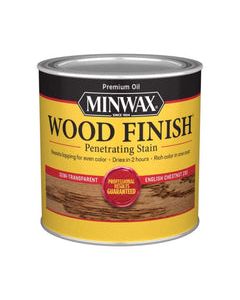 Minwax Wood Finish Semi-Transparent English Chestnut Oil-Based Penetrating Wood Stain 0.5 pt