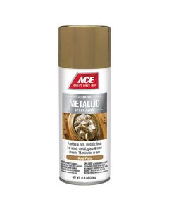 Ace Brilliant Gold Plate Metallic Spray Paint 11.5 oz