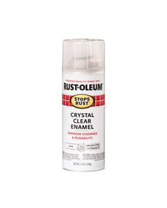 Rust-Oleum Stops Rust Indoor and Outdoor Gloss Crystal Clear Rust Prevention Paint 12 oz