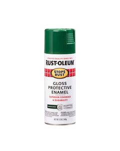 Rust-Oleum Stops Rust Gloss Hunter Green Spray Paint 12 oz