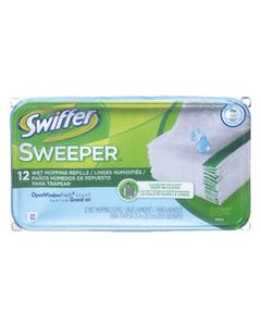Swiffer Sweeper 10 in. W X 8 in. L Wet Cloth Mop Pad 12 pk