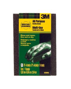 3M 38049 in. L X 39483 in. W X 1 in. Coarse/Medium Wet/Dry Sanding Sponge