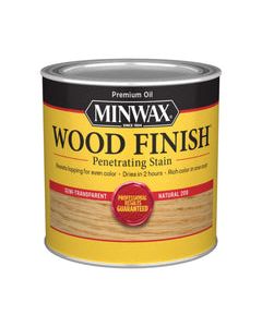 Minwax Wood Finish Semi-Transparent Natural Oil-Based Penetrating Wood Stain 0.5 pt