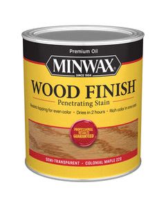 Minwax Wood Finish Semi-Transparent Colonial Maple Oil-Based Penetrating Wood Stain 1 qt