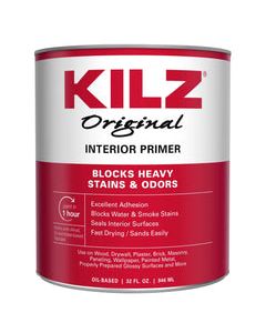 KILZ Original White Flat Oil-Based Primer 1 qt.