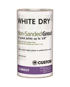 Custom Building Products White Dry Indoor and Outdoor White Grout 1 lb